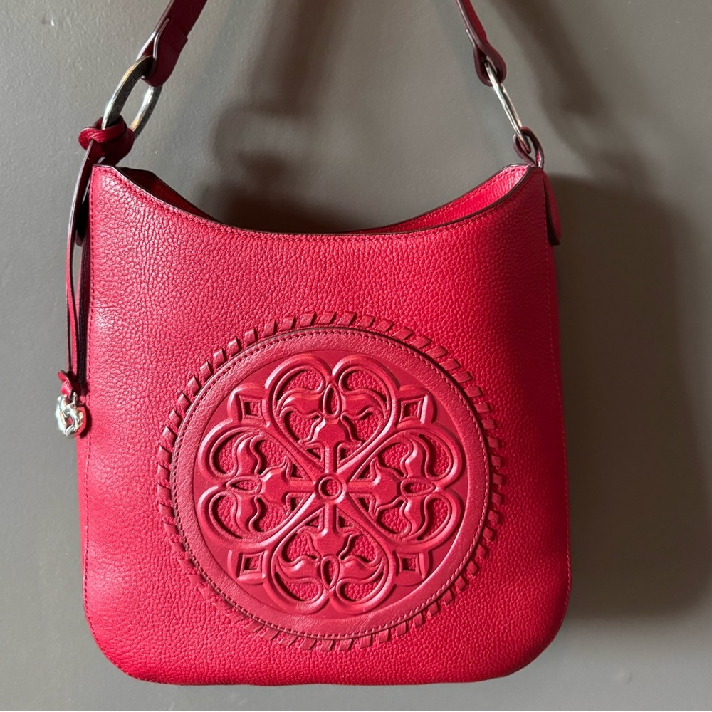 Brighton Adeline Ferrara Shoulder Bag Red Lipstick